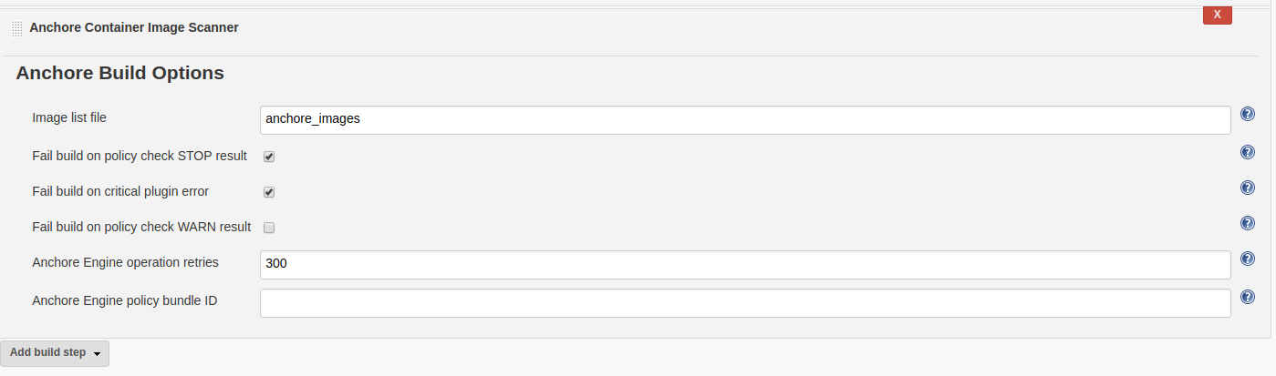 Anchore Docker Scanner Plugin 3