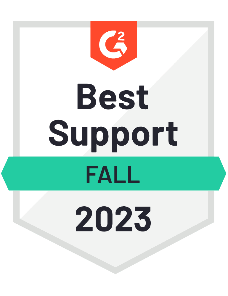 G2 Quality of Support Fall 2023