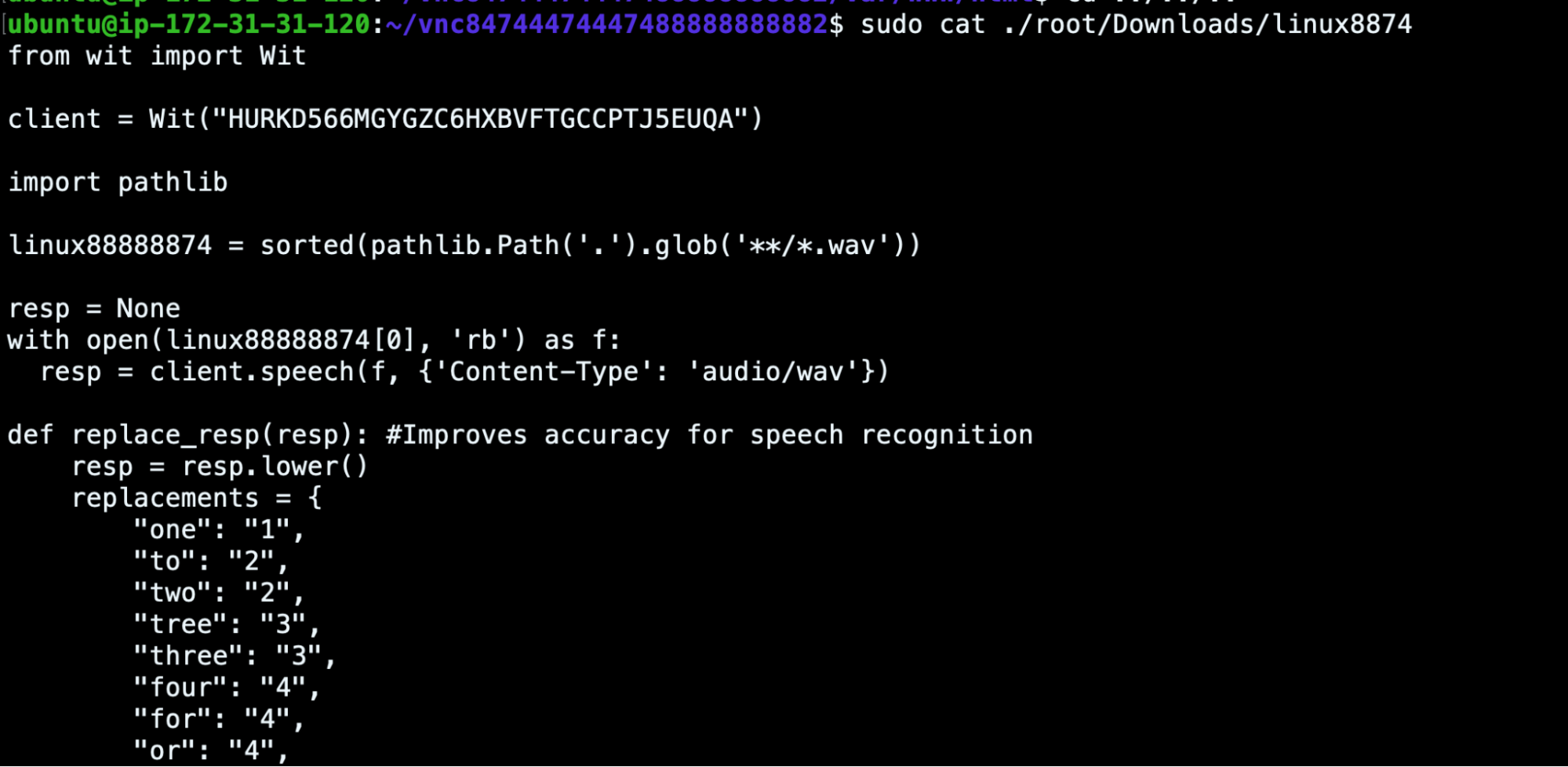 The shell script, userlinux8888, is responsible for creating the github-actions.yml workflow in each of the threat actor’s repositories. It attempts to obfuscate the Actions by naming them with random strings. It leverages a common template, but substitutes the newly generated random name.