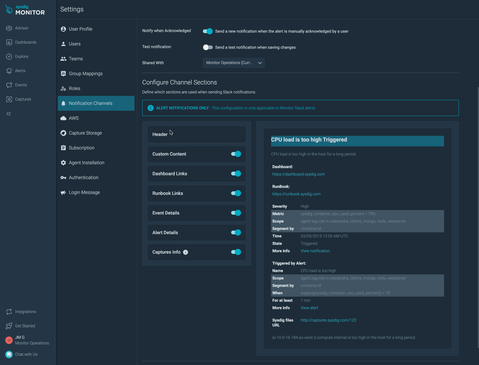 What's new in Sysdig