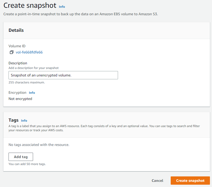 image_tooltip Amazon EBS Encryption